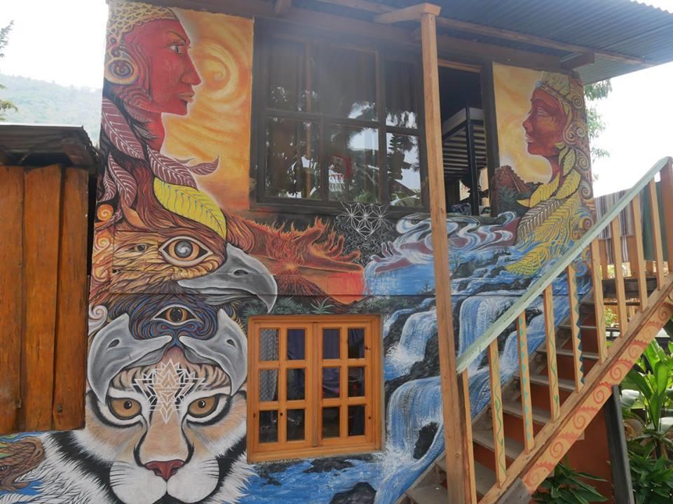 Hostel Del Lago San Marcos La Laguna Buitenkant foto